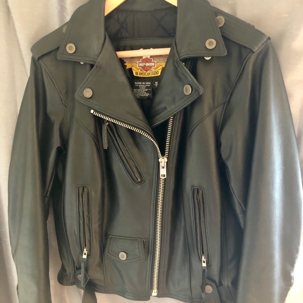 Women’s Harley Davidson Biker Jacket - Picture 4 of 8